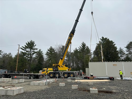 crane in construction site